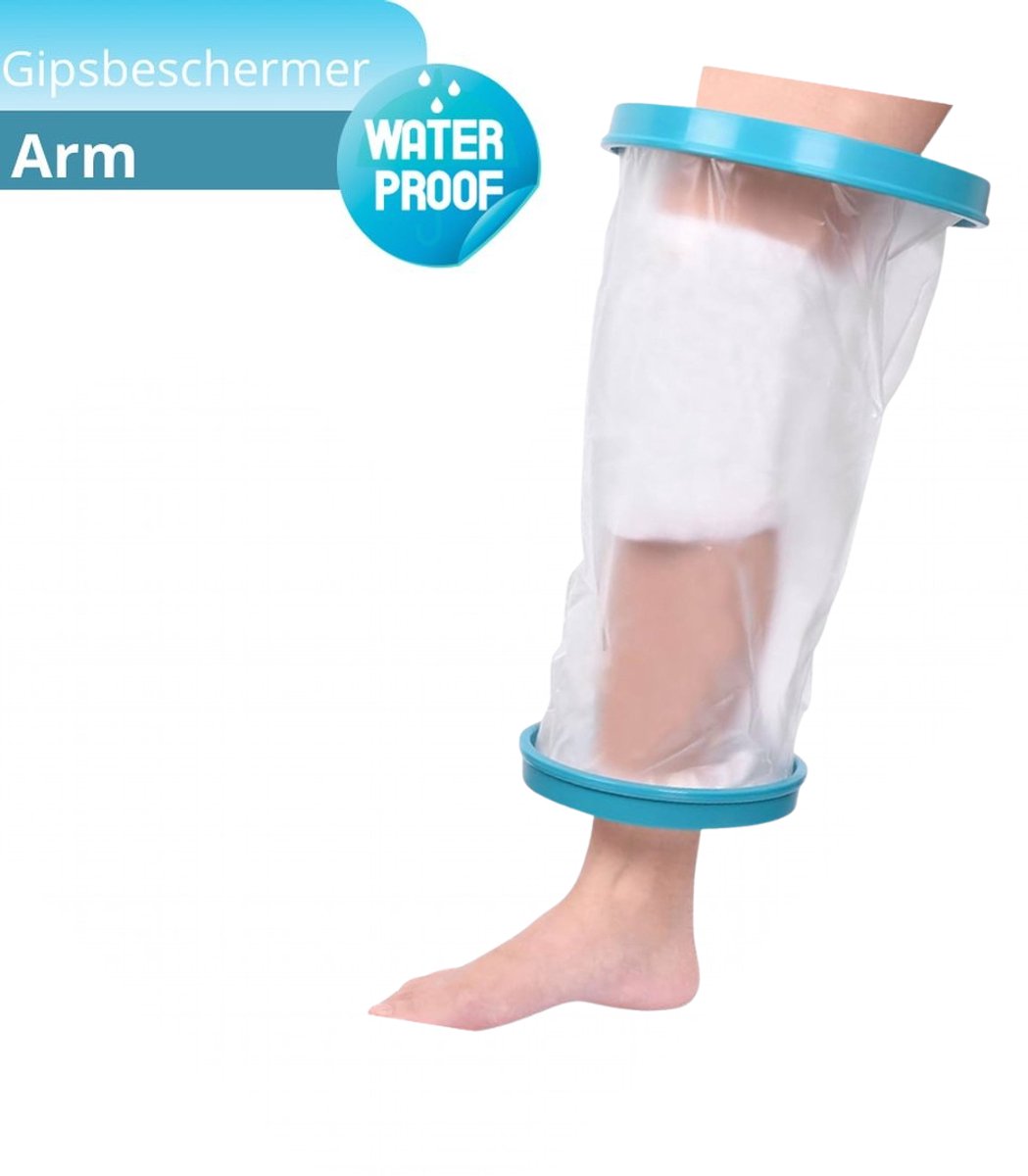 Gipsbeschermer douche - Gips hoes voor Knie - Shower cover - waterdicht - 1 stuk - Douchehoes - Houd het gips droog - Douchegips - Water beschermer - Herstel - Fysio - Douche hoes - Drooghoud plastic