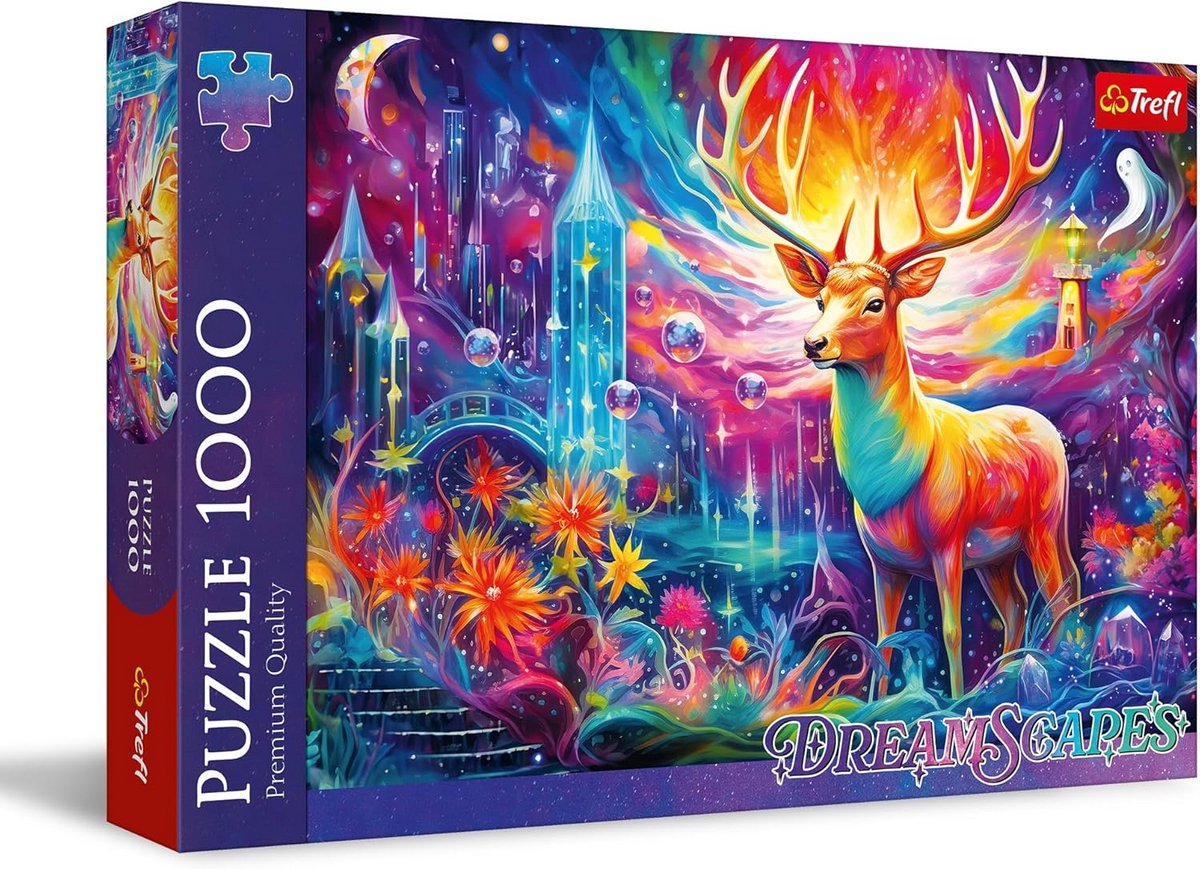 Puzzel 1000 Stukjes - Mystieke Herten - Dromenwereld Serie - Geschikt voor Volwassenen en Tieners (14+)