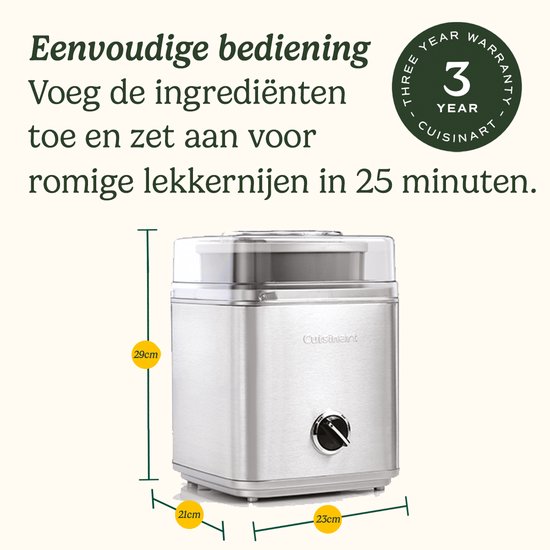 Cuisinart ICE30BCE De Luxe -IJsmachine van Cuisinart — afbeelding 2