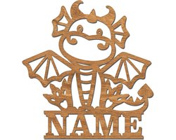 Gepersonaliseerd Naambordje voor Kinderkamer of Deur - Zelfk