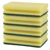 Schuursponzen XL - 25x stuks - met greep - 16,5 x 8 x 4,7 cm - extra groot - sponzen