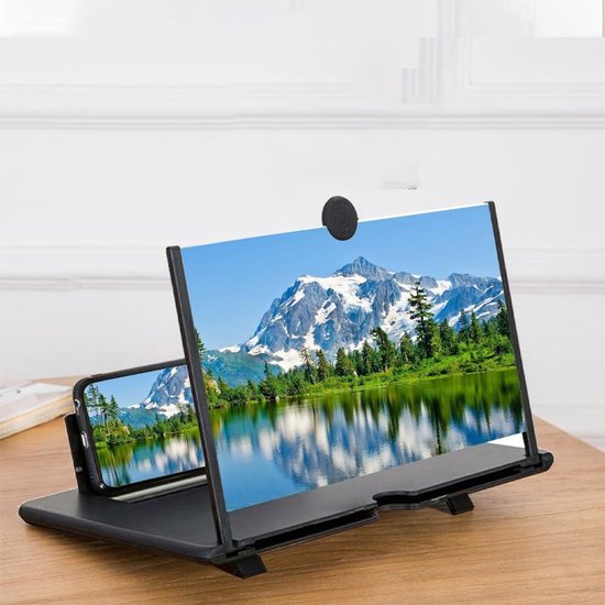 Scherm Vergrootglas voor Telefoon, 3D Scherm Vergroter, 14 Inch, Zwart ...