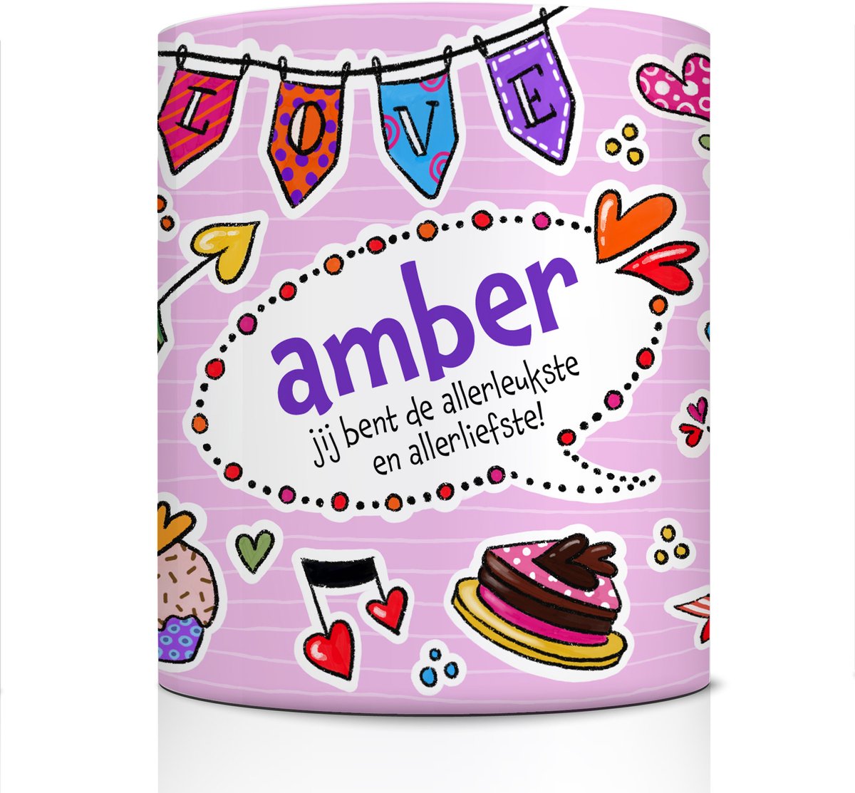 Mok liefde - gepersonaliseerd - doodles