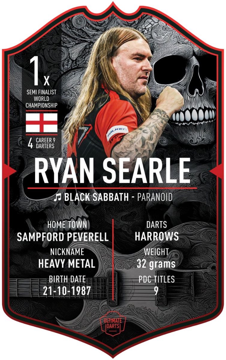 Ultimate Card Ryan Searle 2026 | 37x25cm