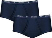 Heren Maxi met Gulp Navy Gino Santi | 2pack men basic slips | Maat M