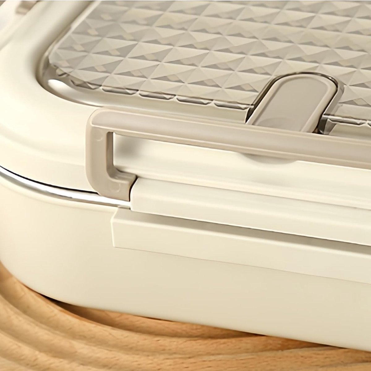 Voedselcontainer Roestvrij Staal - Lunchbox met Lepel - Maaltijden Meenemen - Geïsoleerd Warm Houden - 30x22x10 cm — cadeau in Koken & Dineren - foto 3