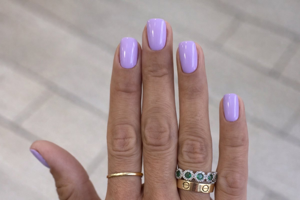 Plaknagels - Paars- press on nails - kunstnagels - korte plak nagels - nepnagels- nagelset- zelfklevende nagels- fake nails-
