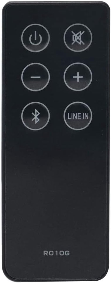 RC10G Afstandsbediening - Besturing - Luidspreker Bediening - Specifiek Model - 9x4x2 cm - Zwart