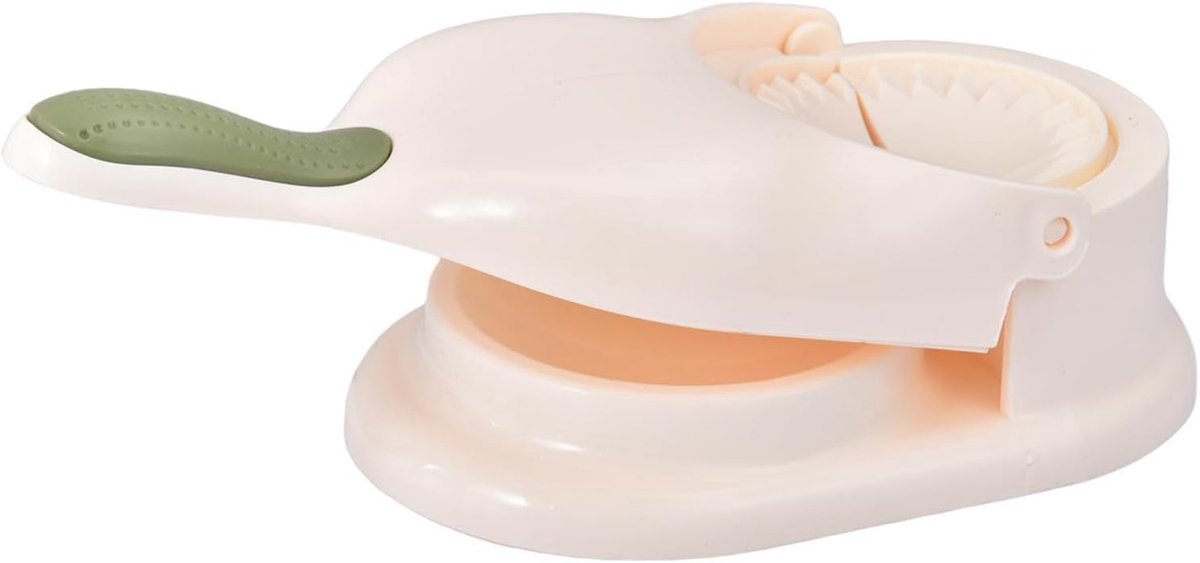 Knoedel Maker - Deeg Pers - Snel Knoedels Maken - 2-in-1 Ontwerp - 28.5x20x12 cm - Beige
