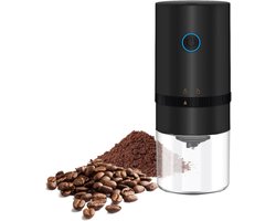 Elektrische Koffiemolen met Maalschijven, Draadloze Draagbare Koffiebonenmaler, Oplaadbare Mini-koffiemolen met Meerdere Maalinstellingen
