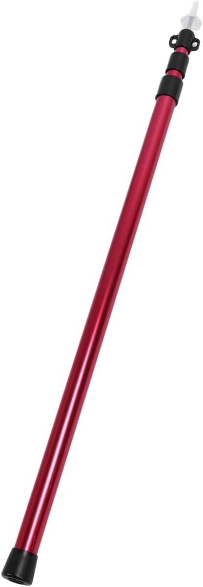 Luifelstok Uitschuifbaar - Tentstok Verstelbaar - Buiten Kamperen - Lichtgewicht Aluminium - 105cm Lengte - Rood van Merkloos	 — afbeelding 3