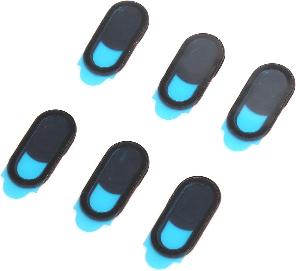 Webcam Covers - Privacy Stickers - Digitale Veiligheid - Ultradun Ontwerp - 6 Stuks