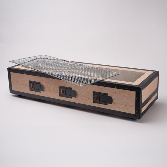 Konro Grill - Diatomite - 92x35x20cm van Merkloos — afbeelding 2
