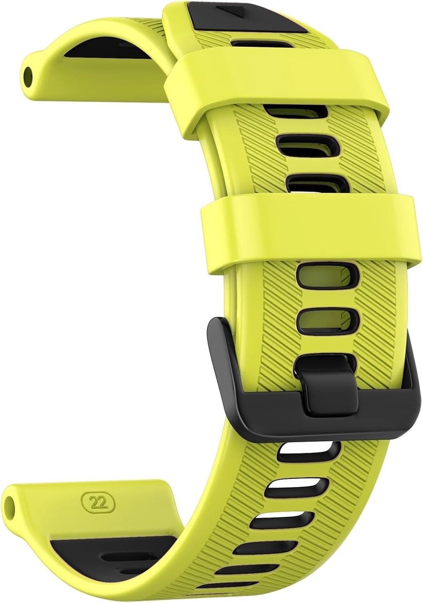 Horlogeband - Vervangende band - Sportactiviteiten - Verstelbare lengte - 22 mm breed