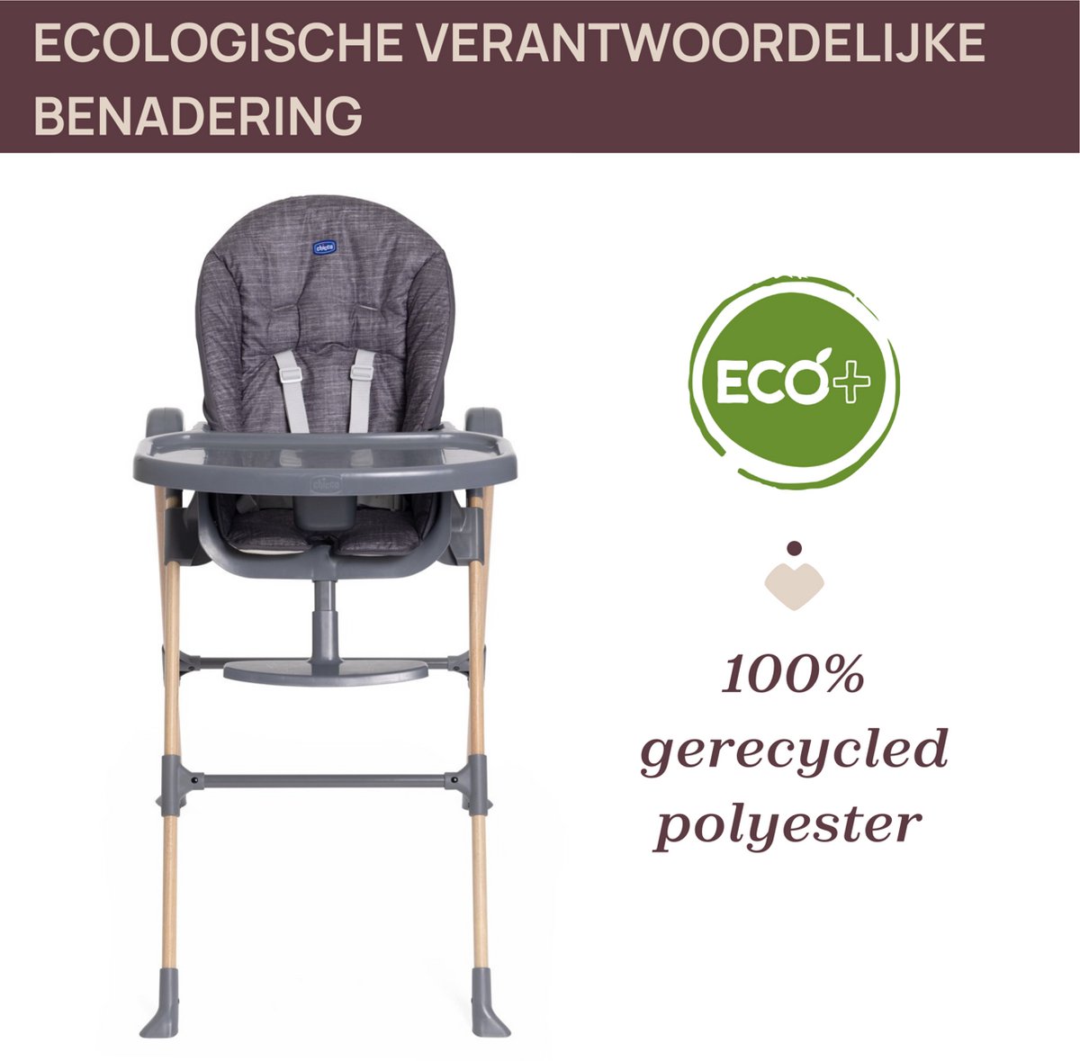 Chicco Polly Essential Kinderstoel - Coal – foto 6