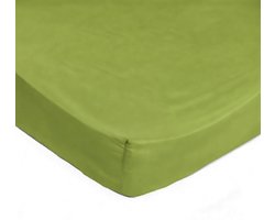 Cinderella Hoeslaken Katoen - Opti-Form - 160x200 cm - Tweepersoons - Lime - Hoekhoogte 30 cm
