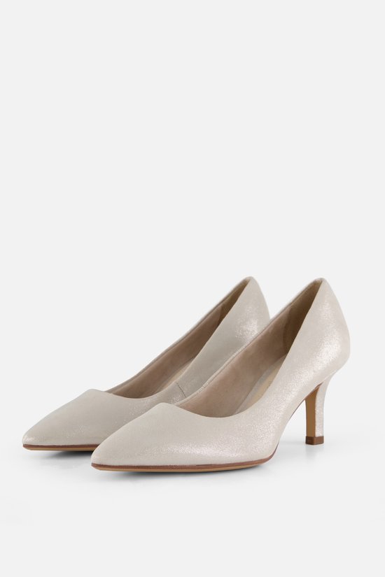 Tamaris Pumps zilver Leer - Maat 39