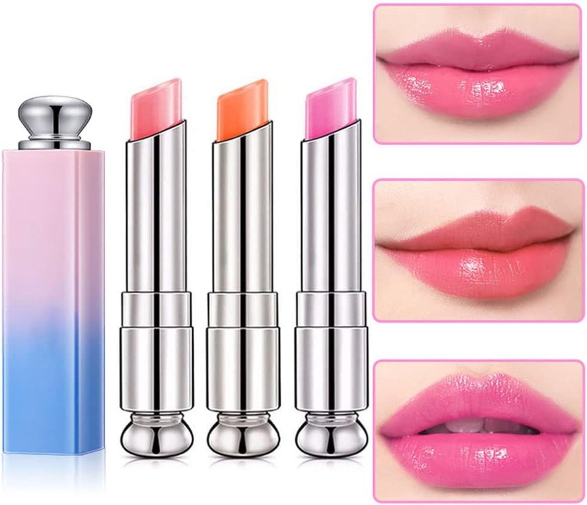 Kleurveranderende Lippenstift - Magische Liptint - Dagelijkse Make-up - Langdurig Vocht - 12 x 3.1 x 1.9 cm - Meerdere Kleuren