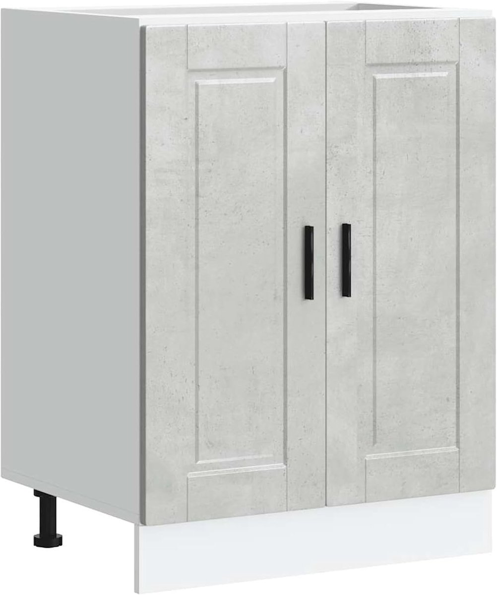 Onderkast Keuken - Keukenkast Modulair - Keukenopslag Creëren - Verstelbare Poten - 60x46x