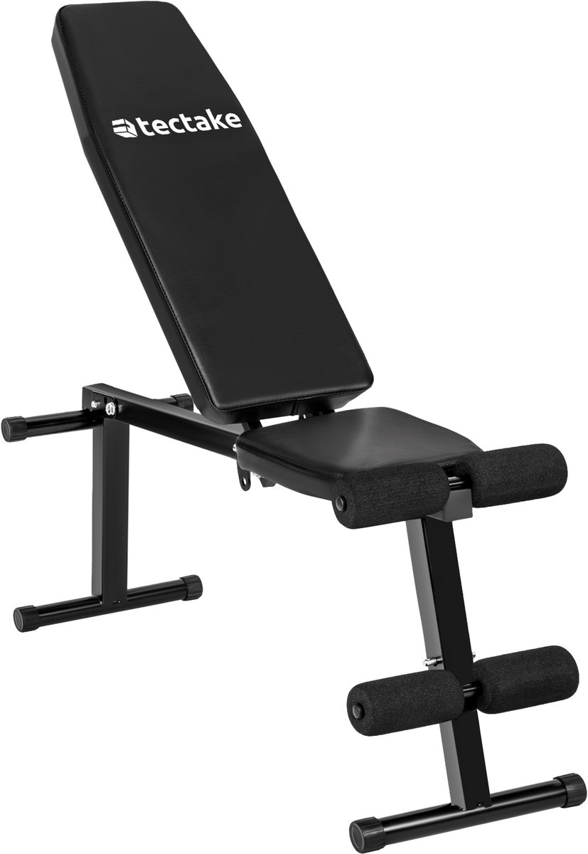 Bol.com tectake® Multifunctionele Schuine Halterbank Trainingsbank | Rugleuning in 5 Standen Verstelbaar | Afmetingen (LxBxH): 1... aanbieding