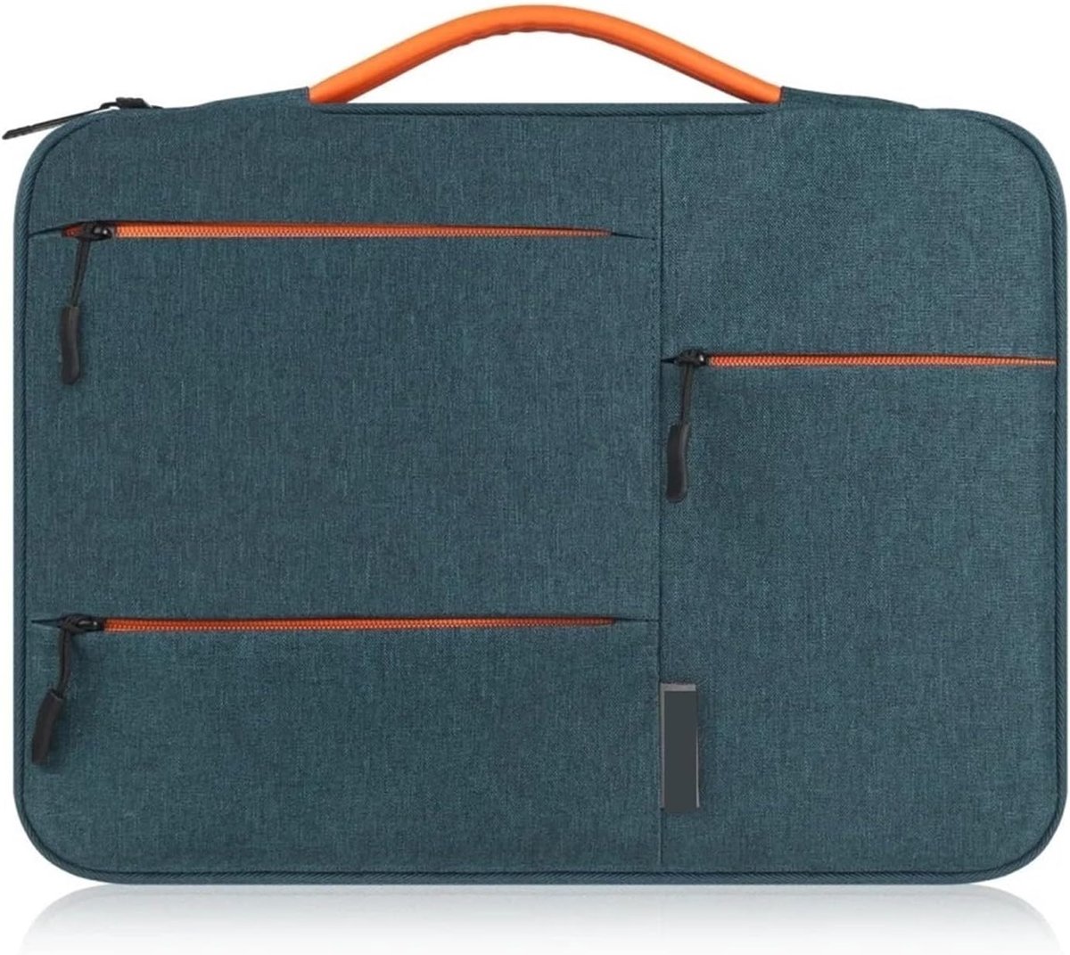 Laptop Beschermtas - Aktetas Sleeve - Veilig Transport - Waterdicht Polyester - 13 Inch - Blauw