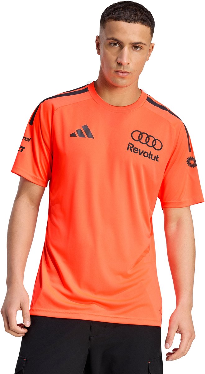 Adidas Performance Audi Revolut F1 Team Set Up T-Shirt Heren Oranje
