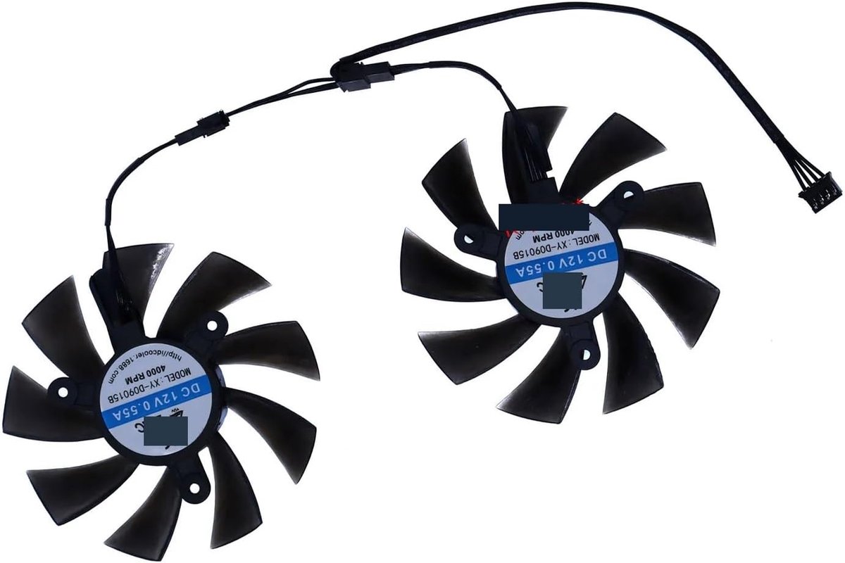 Grafische Kaart Ventilator - Koeler Set - Component Koeling - 85mm Diameter - 42.5mm Spoed