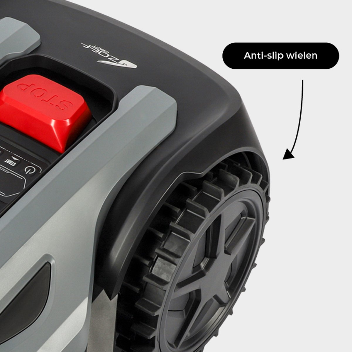 Zoef Robotgrasmaaier Katrien tot 500m2 met Wifi & Bluetooth - afbeelding 2