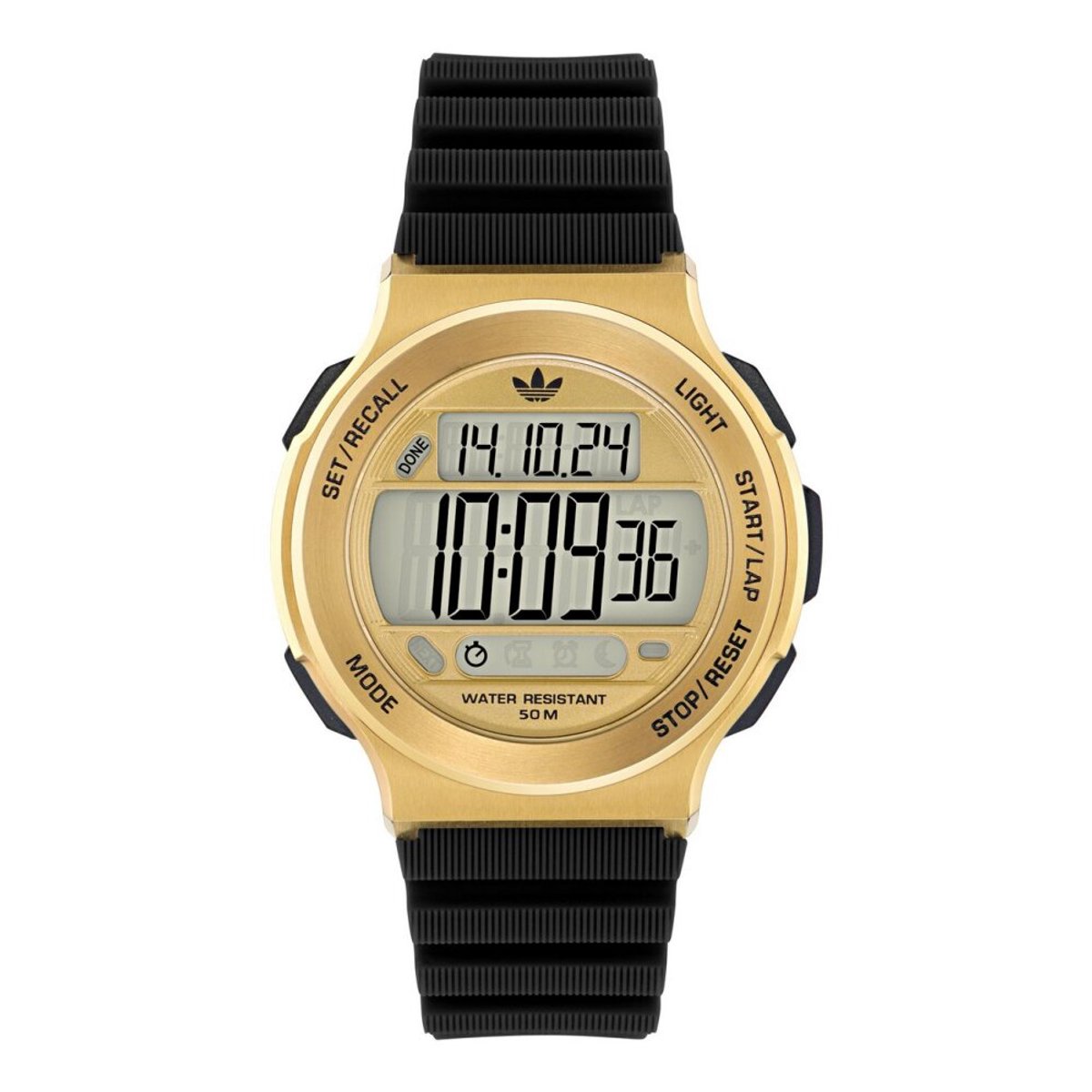 Adidas Originals Expression Three Digital AOFH25506 Horloge - Siliconen - Zwart - Ø 44 mm
