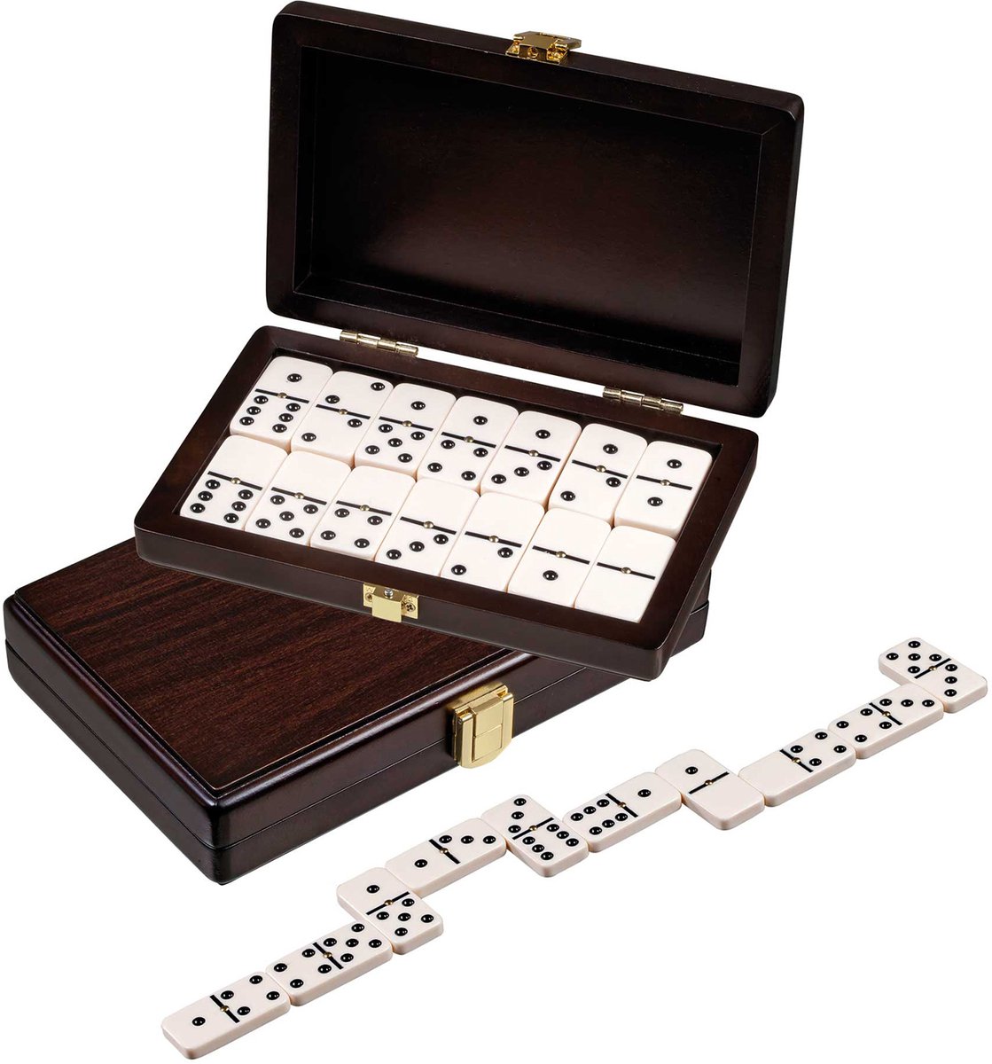 Philos Domino dubbel 6 walnoten box 20x125cm