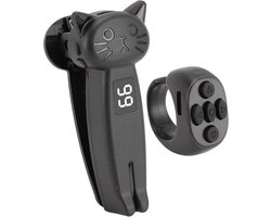 Paginadraaier Afstandsbediening - Draadloze Clicker - E-reader Bedienen - Instelbare Kliksnelheid - 12 x 8 x 3 cm