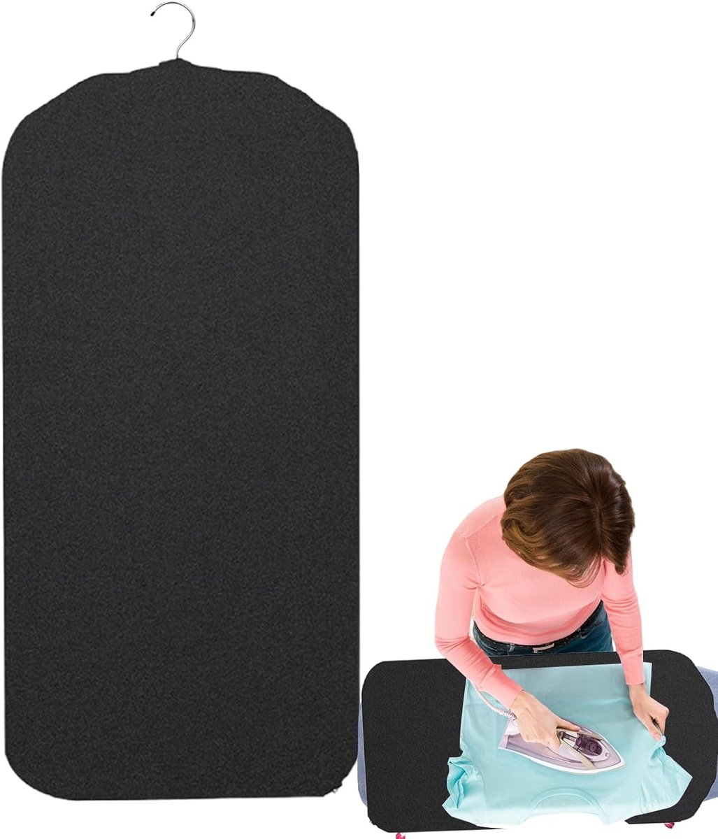Strijkonderlegger - Stoommat Drukpad - Kleding Strijken - Opvouwbaar met Haak - 89x43 cm