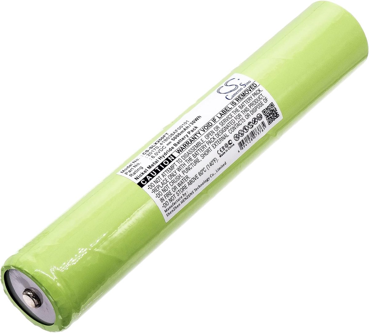 Batterij 5000mAh - Oplaadbare Accu - Zaklamp Verlichting - Hoge Capaciteit - 18.4 cm Lengte