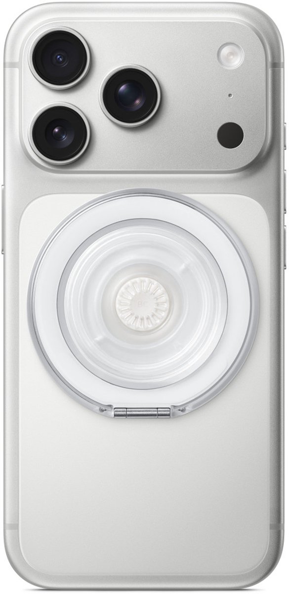PopSockets PopGrip met Magnetische Ring Kick-Out & Stand - Clear