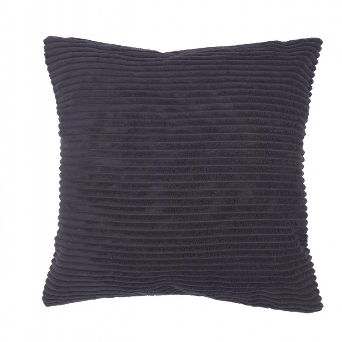 Corduroy kussenhoes zwart | Ribfluweel | 45 x 45 cm | 100% polyester | Exclusief binnenkussen
