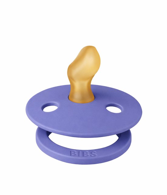BIBS fopspenen anatomisch maat 1: grape, violet sky en coral + BolleToet speenzakje van BIBS — afbeelding 2