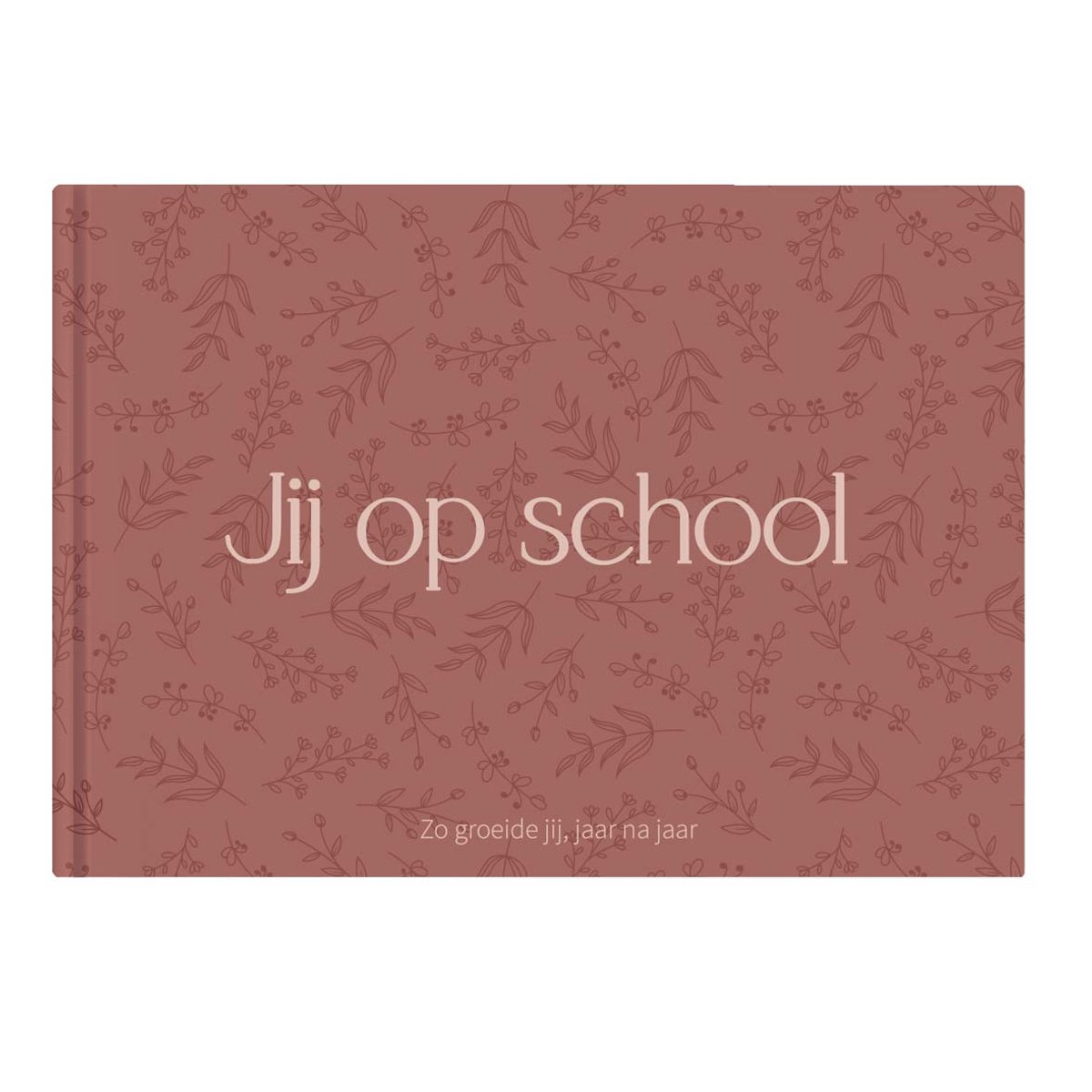 Writemoments Jij op school - Schoolfotoboek - 16 schooljaren - Terra roze