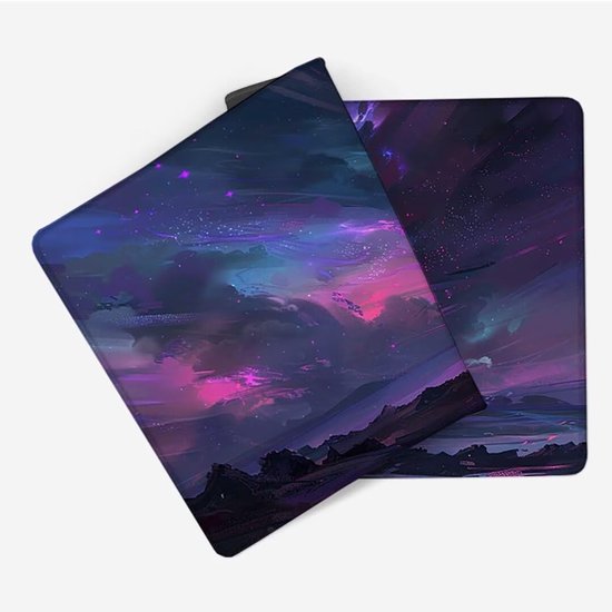 XXL Speed Gaming Muismat - Grote Tafelmat - Verbeterde Precisie - Antislip Rubberen Basis - 100 x 50 cm - Paars — afbeelding 3