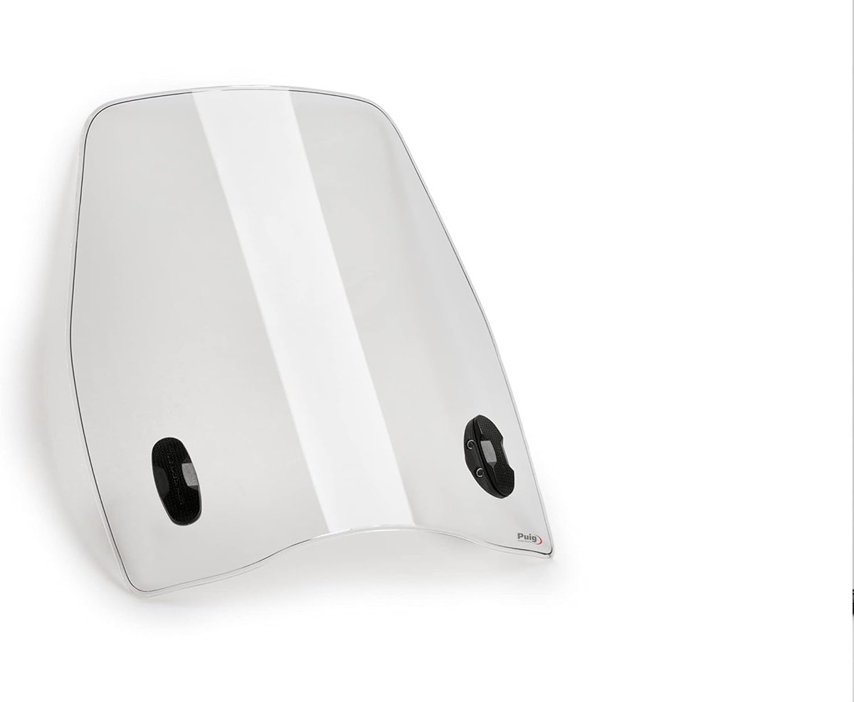 Motor Windscherm - Deflector - Rijcomfort Verhogen - Duurzaam Polycarbonaat - 47x41x12cm - Transparant