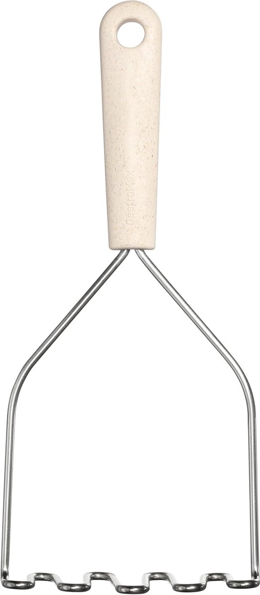 Aardappelstamper - Keukenstamper - Zacht Puree Maken - Vaatwasserbestendig - 6 5 x 12 x 35 cm - Linnen