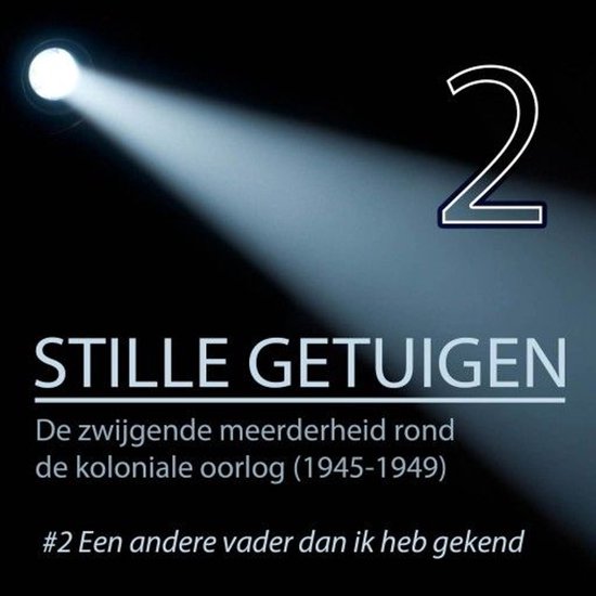 Gouden nummer 2 op een donkere achtergrond met spotlicht. Titel: Stille Getuigen.