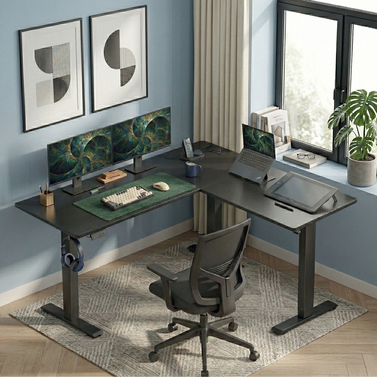 VASAGLE - Bureau - Met Oplaadstation thumbnail 3