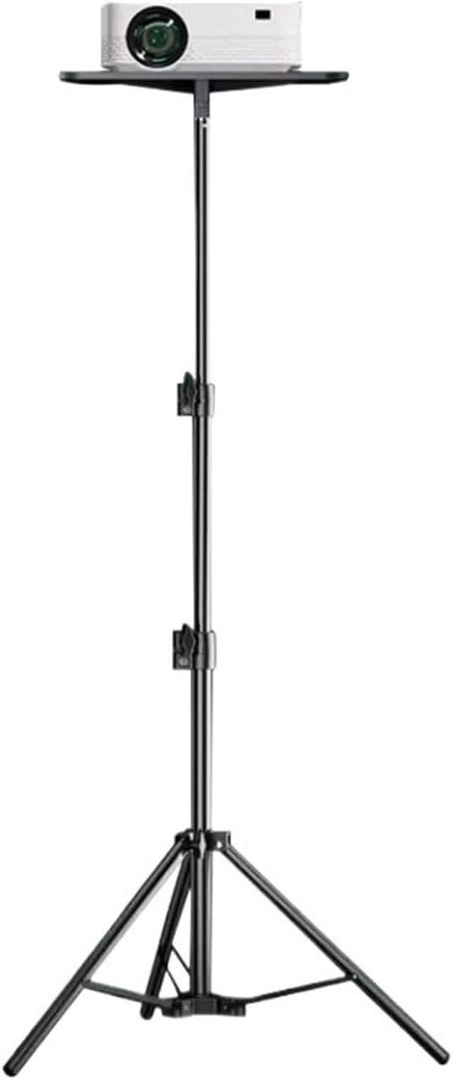 Projector Statief - Projector standaard - Thuisstudio setup - Ponsvrije lade - 54-160cm - Zwart