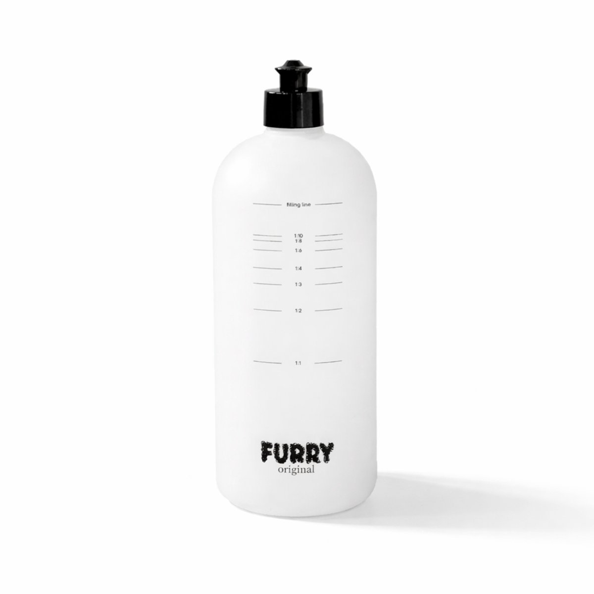 Furry Original® Mengfles Hondenshampoo - 1L Doseerfles Hond - Knijpfles met Maten & Dop - Honden Shampoo