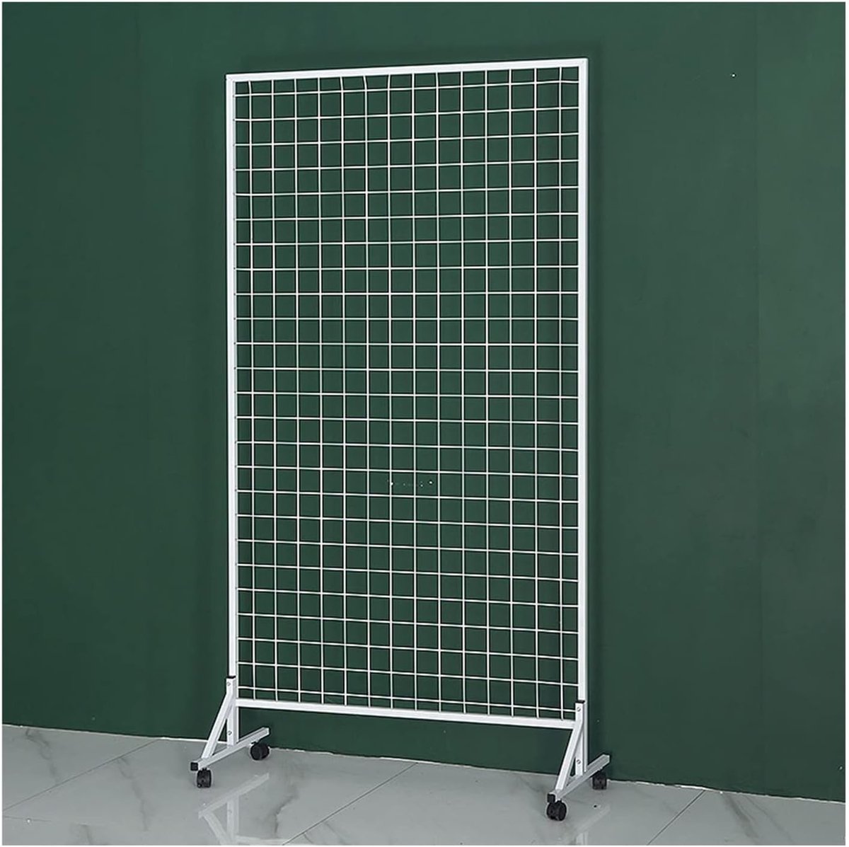 Gaaspaneel Display - Roosterrek - Winkel Opbergen - Vrijstaand Verrijdbaar - 60 x 160 cm -