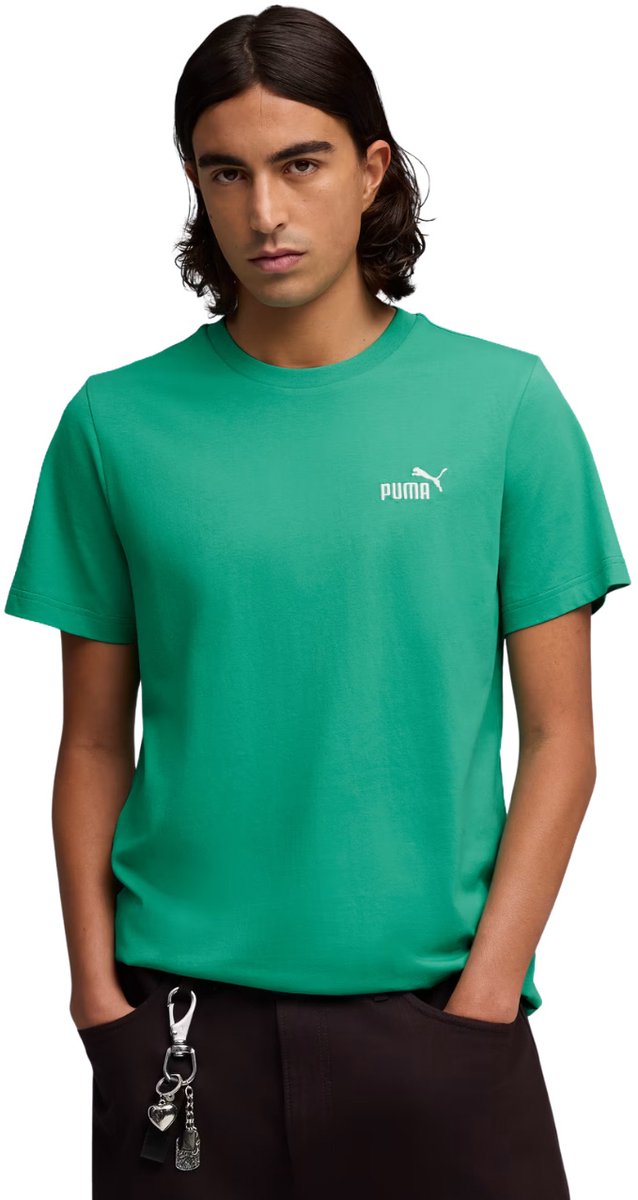 Puma T-shirt Heren ESS Small No.1 Logo Tee s Groen