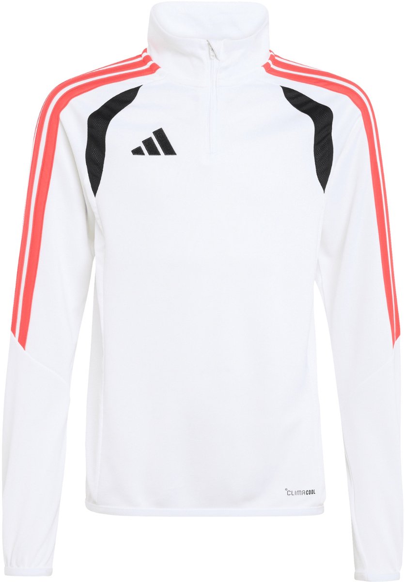 adidas Sweater Kinderen Tiro 26 League Training Top Wit-Zwart-Rood - Maat 128cm