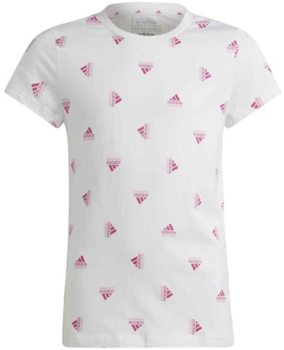 Adidas Bluv T-shirt Met Korte Mouwen 13-14 Years Kinderen Wit
