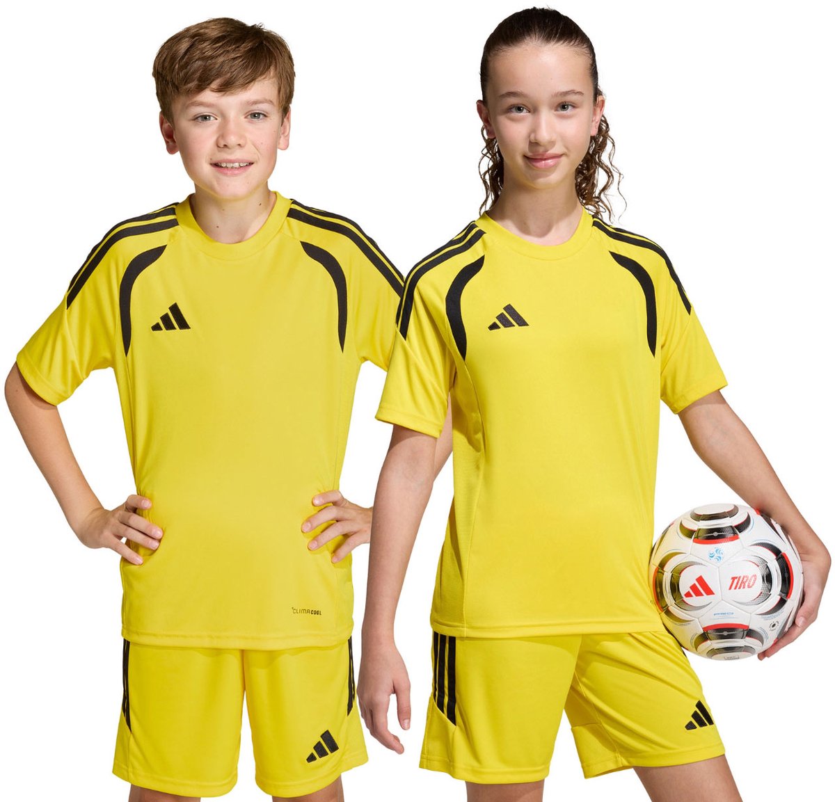 adidas T-shirt Kinderen Tiro 26 League Jersey Geel - Maat 128cm