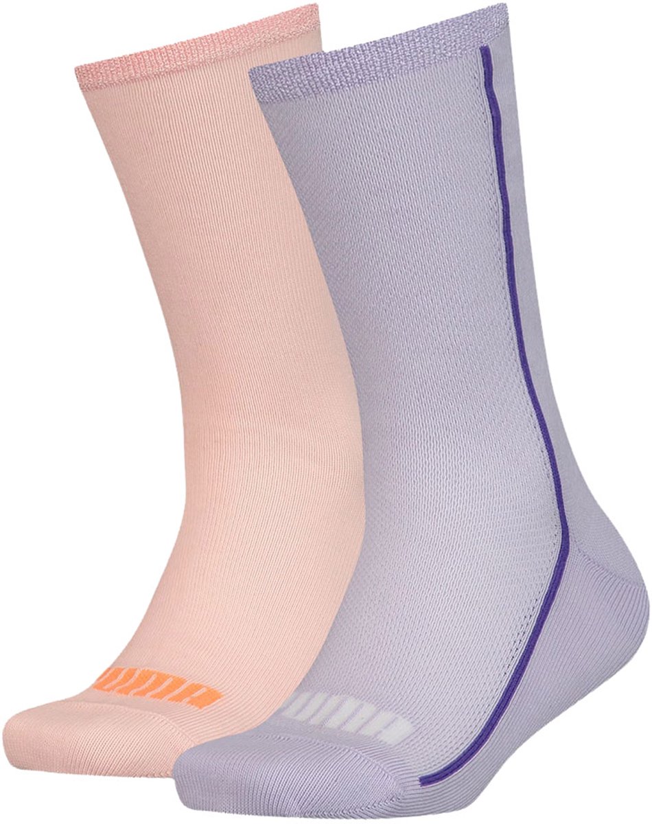 Puma Sokken Meisjes Girls Mesh Sock 2 pary brzoskwiniowe Paars